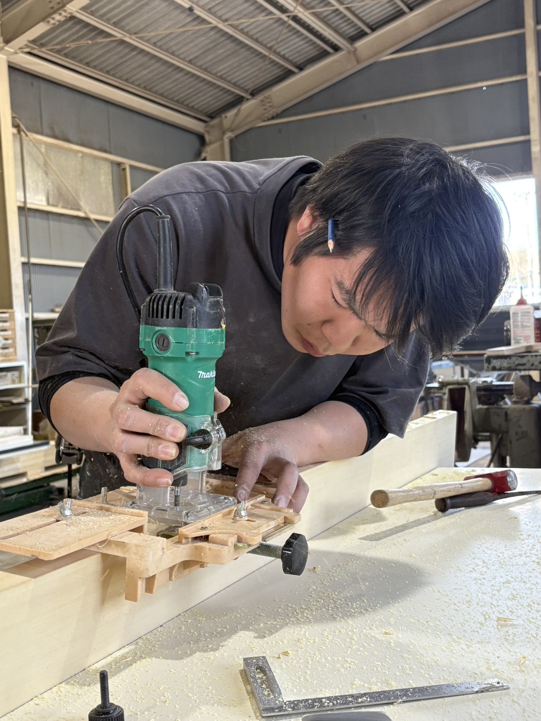 職人の手元